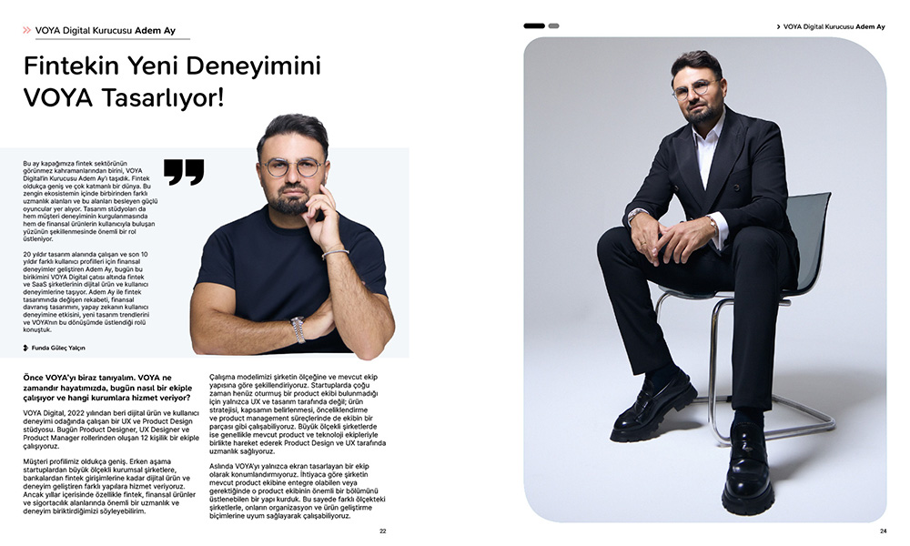 VOYA Designs the New Experience of Fintech - Fintechtime cover interview