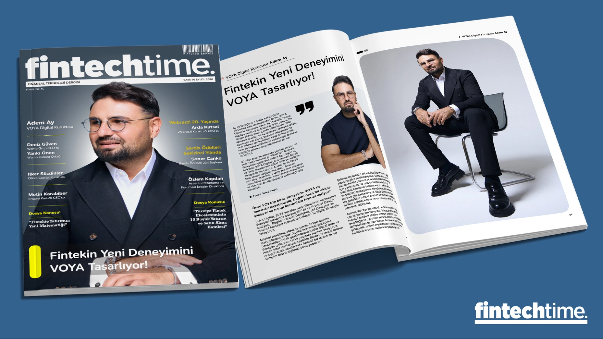 VOYA Digital on the Cover of Fintechtime's September 2026 Issue